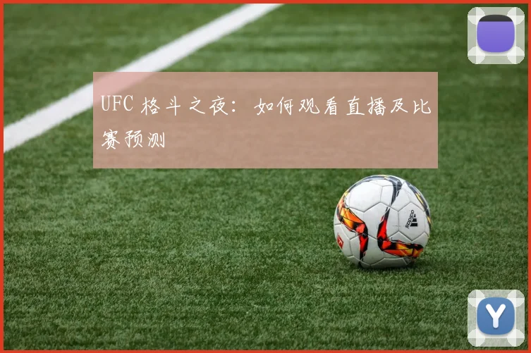 UFC 格斗之夜：如何观看直播及比赛预测
